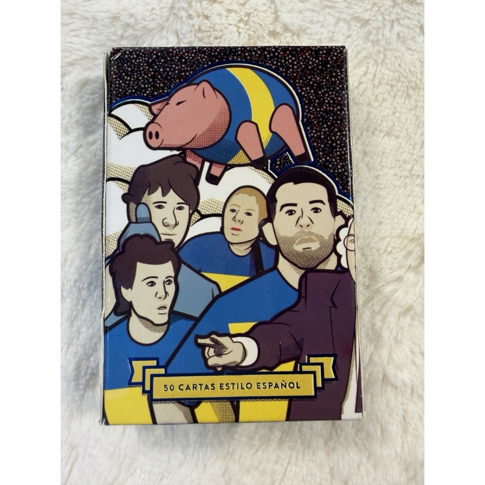 Poker Card Game JUEGO DE NAIPES Truco Neta Spain Style Edition Azul /Oro - Picture 3 of 4